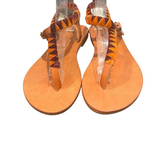 Free People X Faryl Robin Cayman Vegan Velvet Cross Sandals - Picture 4 of 6